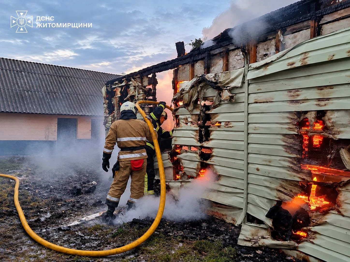Смертельна пожежа на Звягельщині: під час пожежі у будинку загинув господар