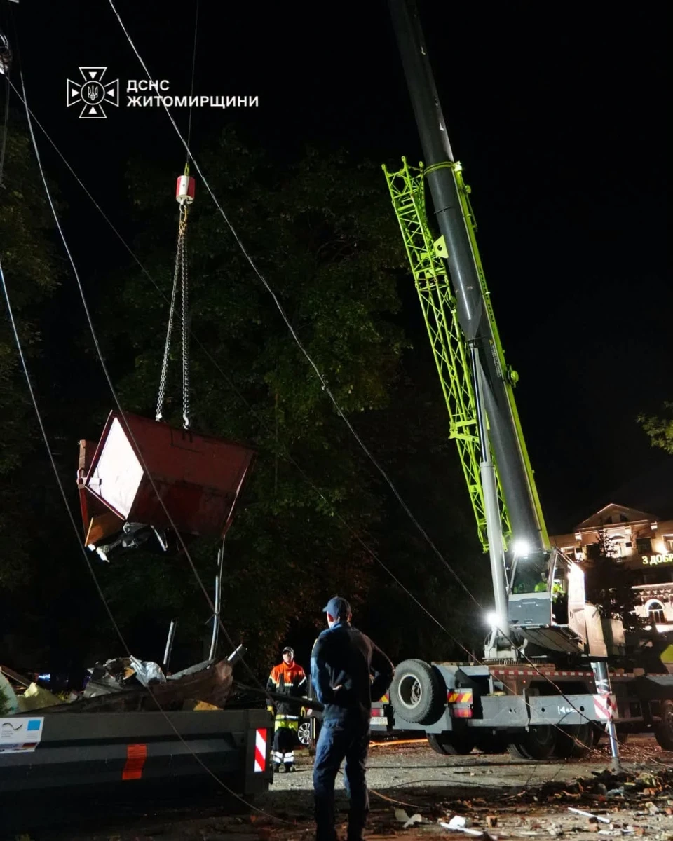 Зросла кількість загиблих внаслідок російського удару по поліції у Житомирі