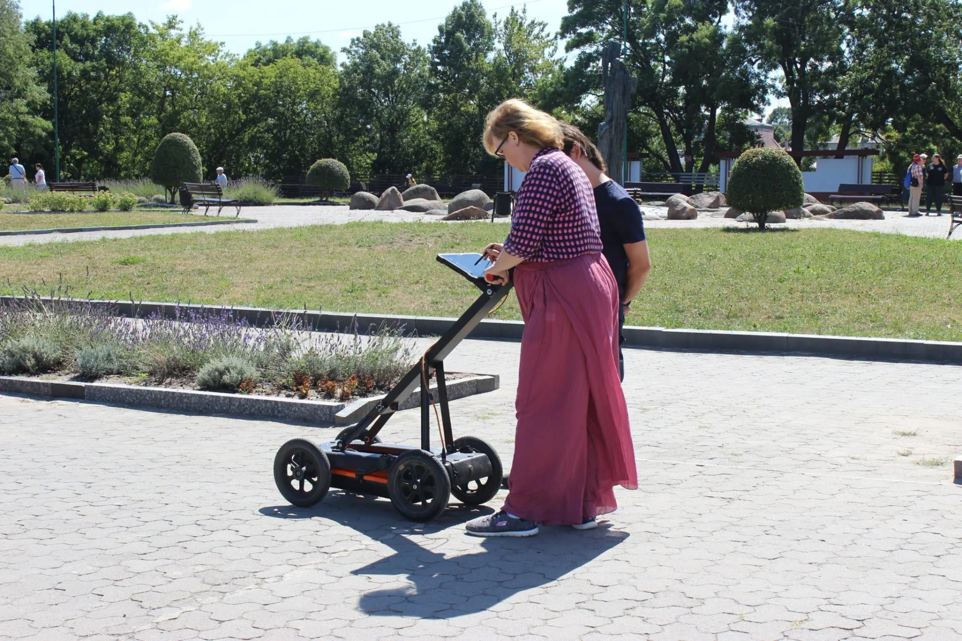 На території Звягельського замку провели георадарне дослідження підземного простору