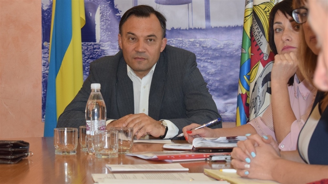 Сергій Колотов на комісії, під час якої з'ясовували обставини крадіжки на асфальтному заводі