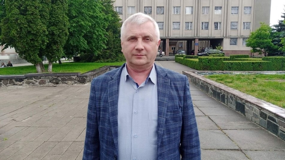 Заступник міського голови Малина Віктор Гвоздецький. Малин, Житомирщина, травень 2022 року. Фото: Суспільне Житомир