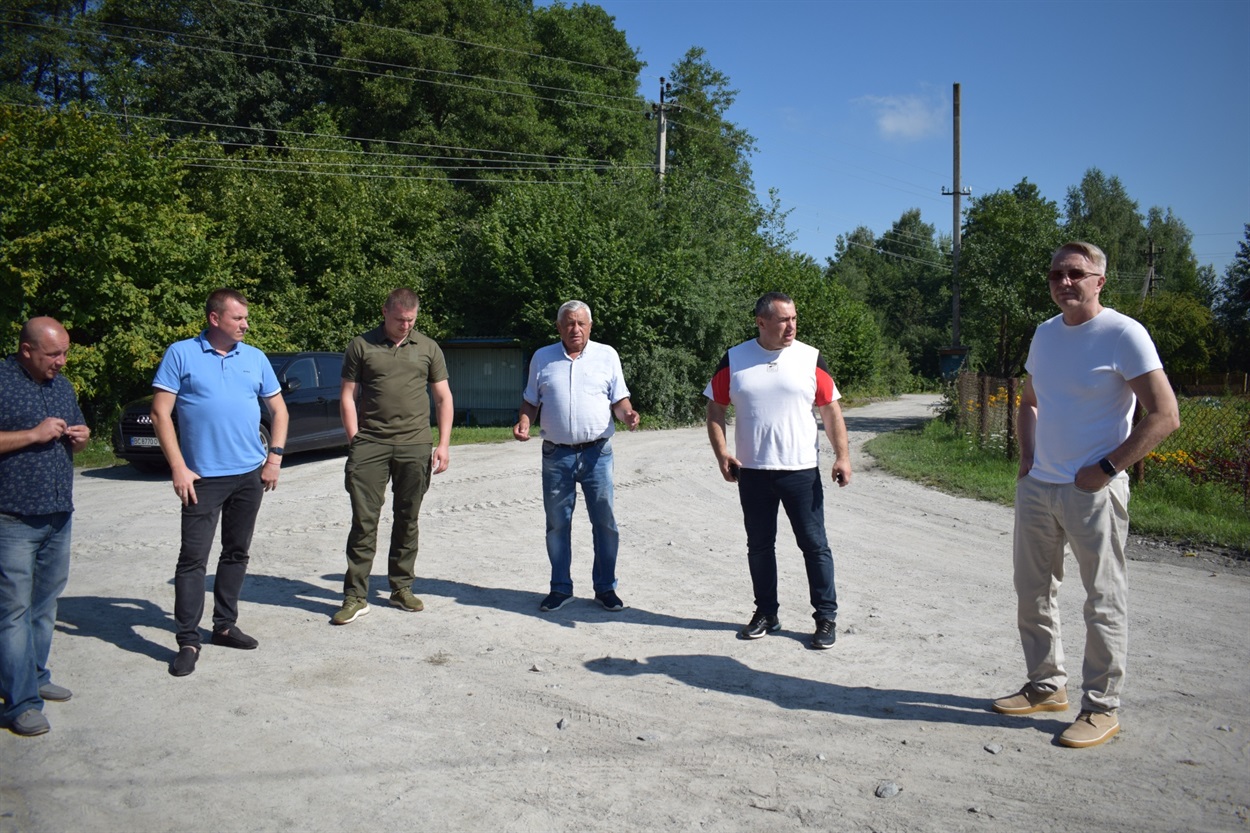 Під час першого етапу ремонту дороги