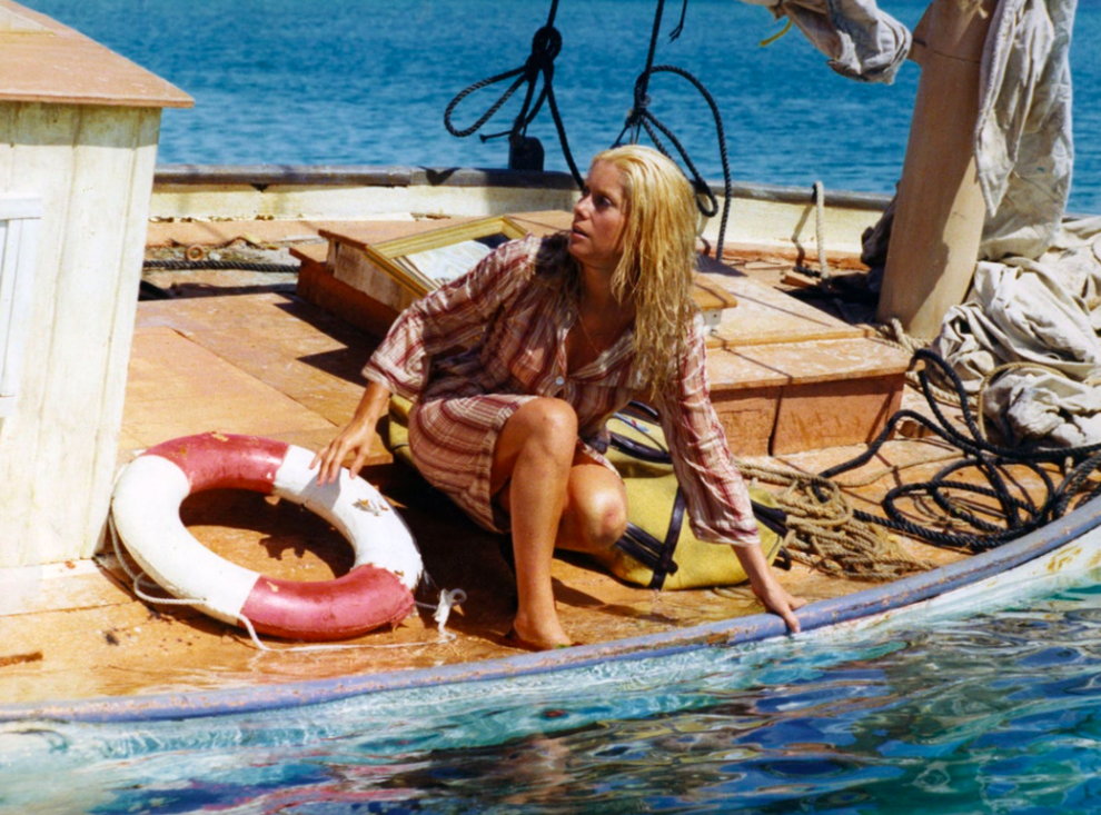 Катрін Деньов у фільмі "Дикун", 1975