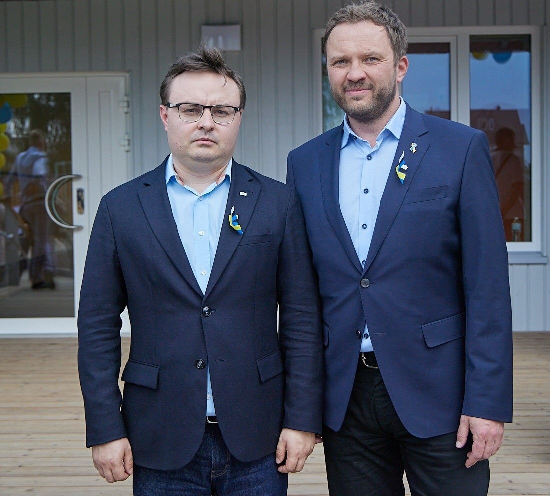 Арсеній Пушкаренко і Маргус Цахкна, міністр закордонних справ Естонії
