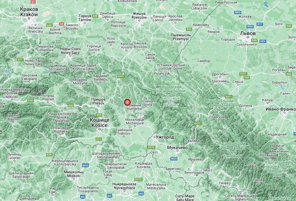 У Словаччині стався землетрус, який відчувався і в Україні 
