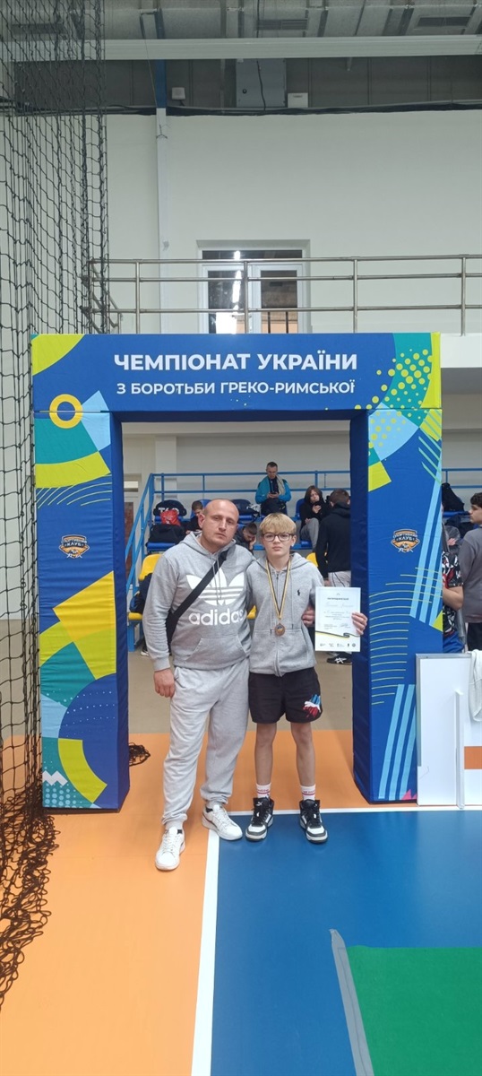 Вихованець ДЮСШ Микола Романюк здобув бронзу Кубка України з греко-римської боротьби