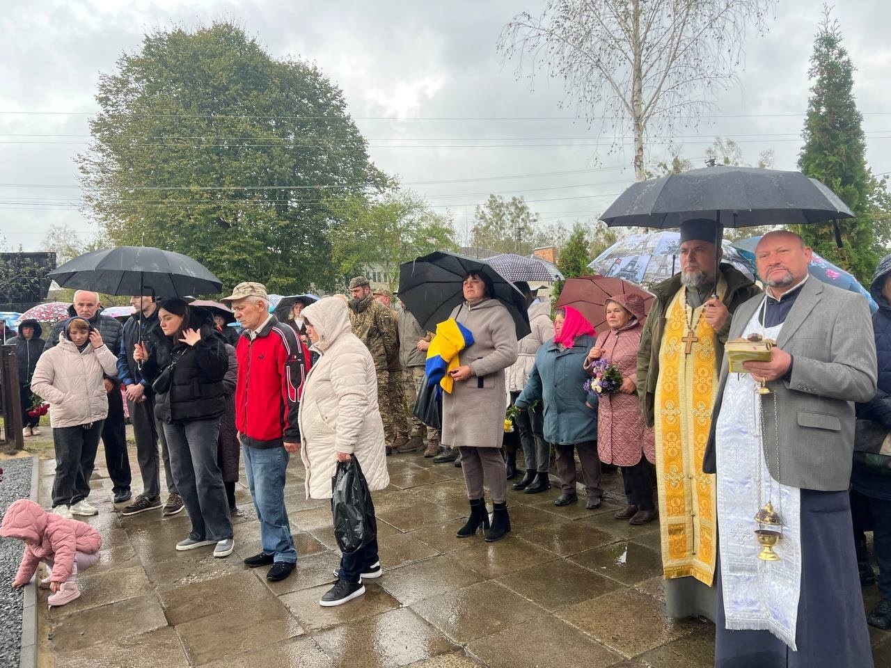 В Курчиці відкрили Алею Слави на честь загиблих захисників України