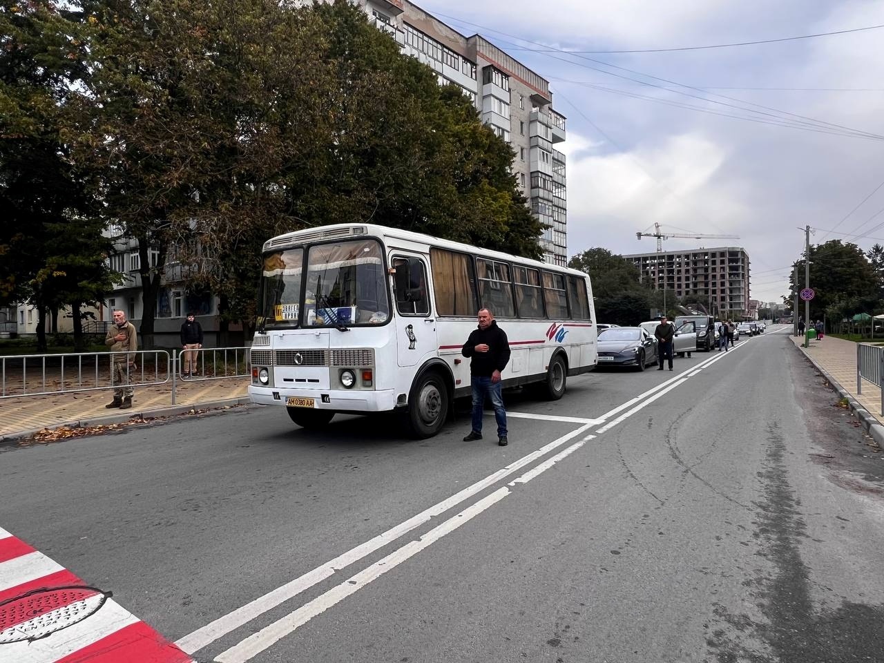 У Звягелі відзначення Дня захисників і захисниць України розпочалося хвилиною мовчання