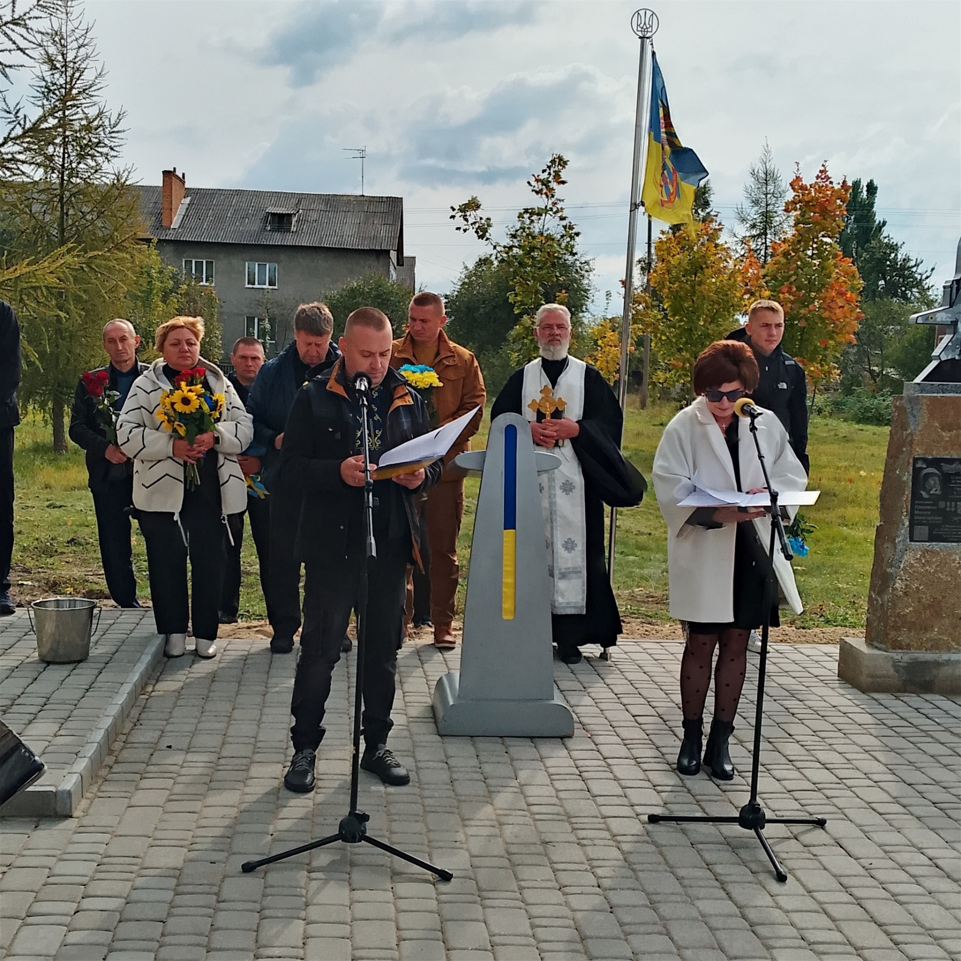 На Звягельщині відкрили Алею Слави Героїв на честь загиблих захисників України