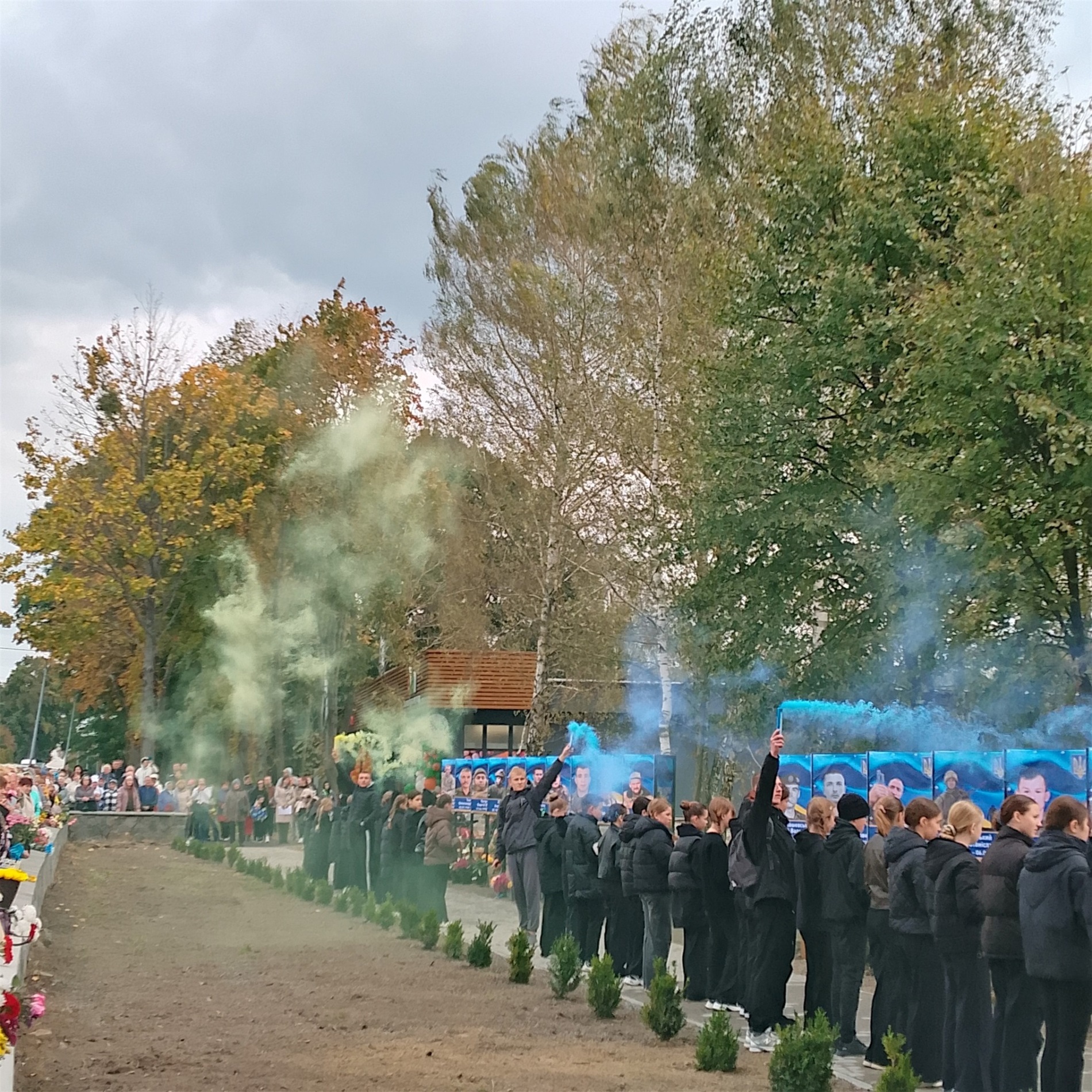 На Звягельщині відкрили Алею Слави Героїв на честь загиблих захисників України