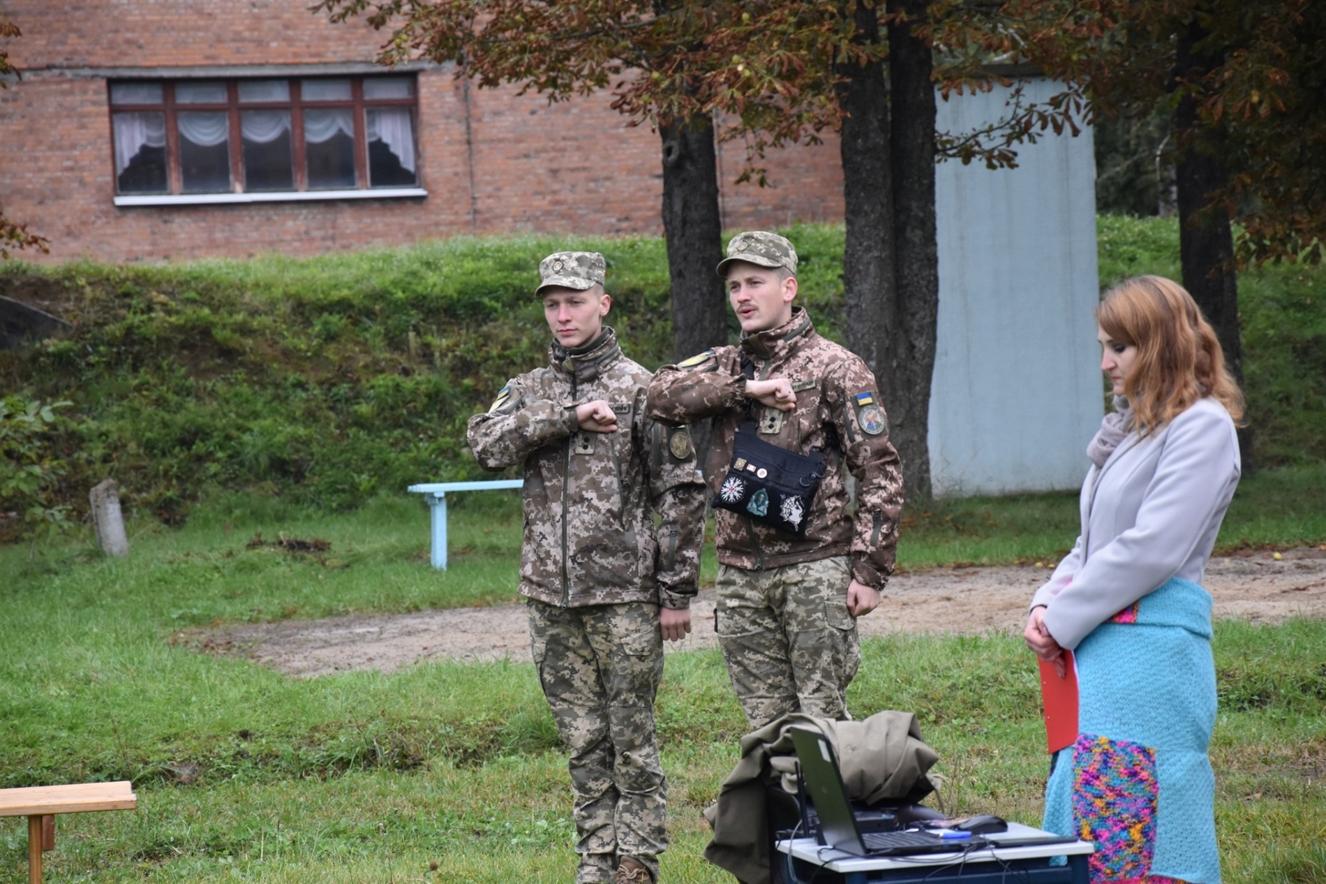 Новачки ліцею з посиленою військово-фізичною у Звягелі склали Клятву