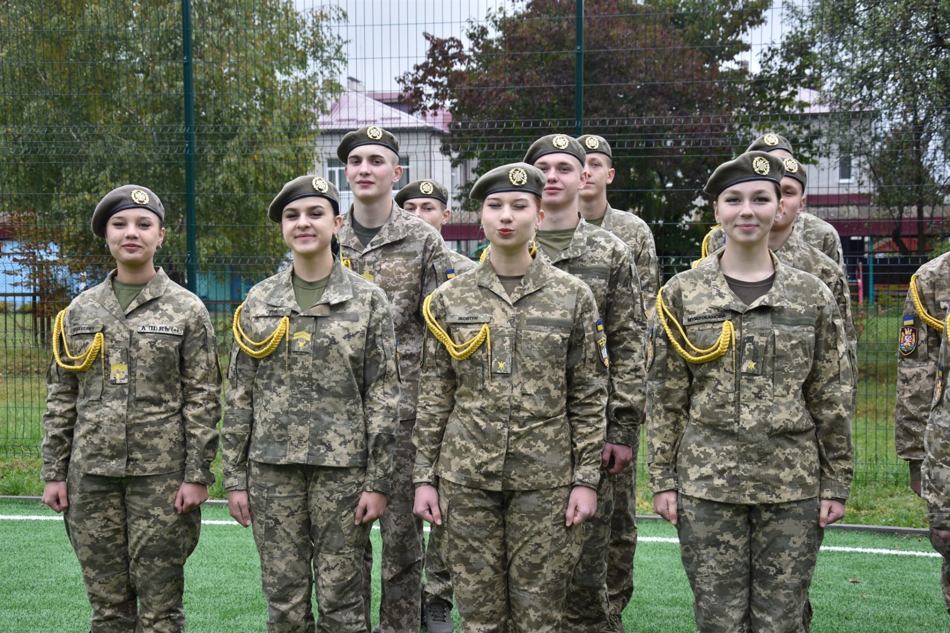 Новачки ліцею з посиленою військово-фізичною у Звягелі склали Клятву