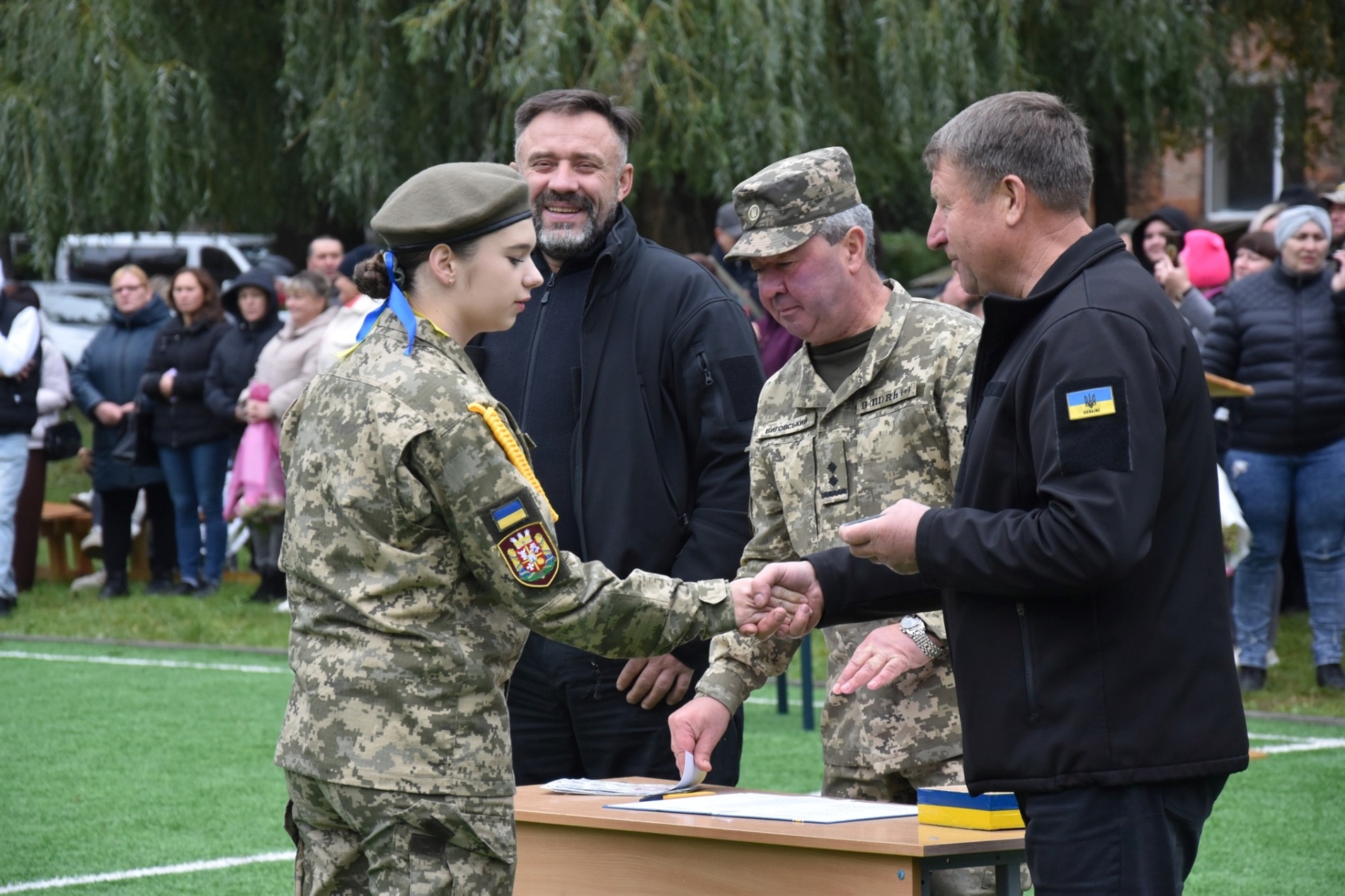 Новачки ліцею з посиленою військово-фізичною у Звягелі склали Клятву