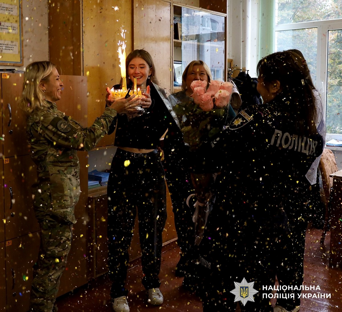 День народження без мами: на Житомирщині поліцейські підтримали доньку загиблої бойової медикині