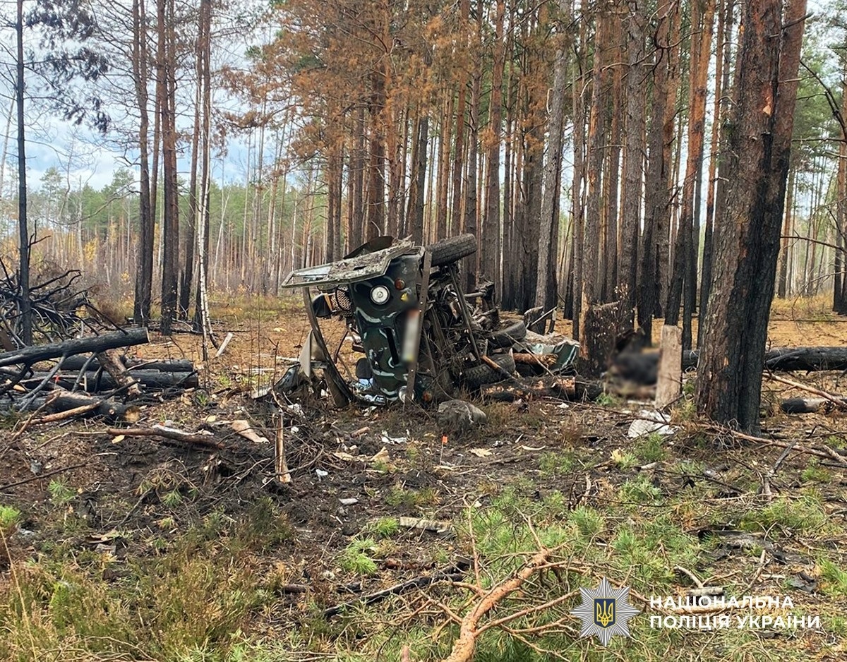 Пʼятеро людей загинуло, ще троє – травмовані: в лісі на Житомирщині дві автівки підірвалися на мінах