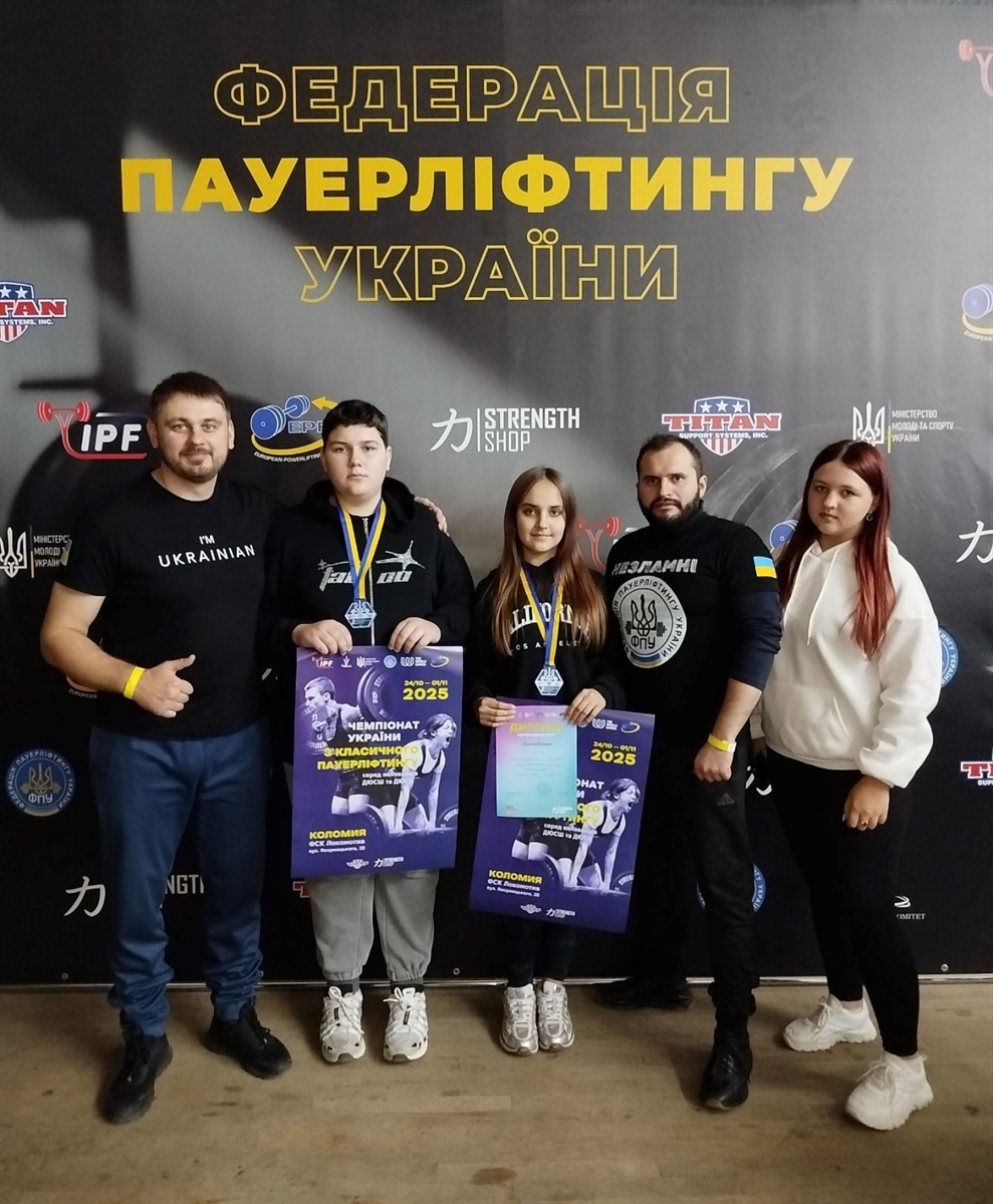Звягельські пауерліфтери здобули три медалі на Чемпіонаті України