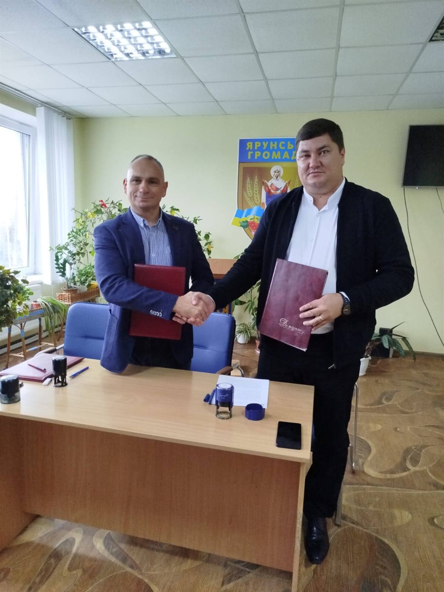 Ярунська громада підписала Меморандум з громадами з окупованих територій