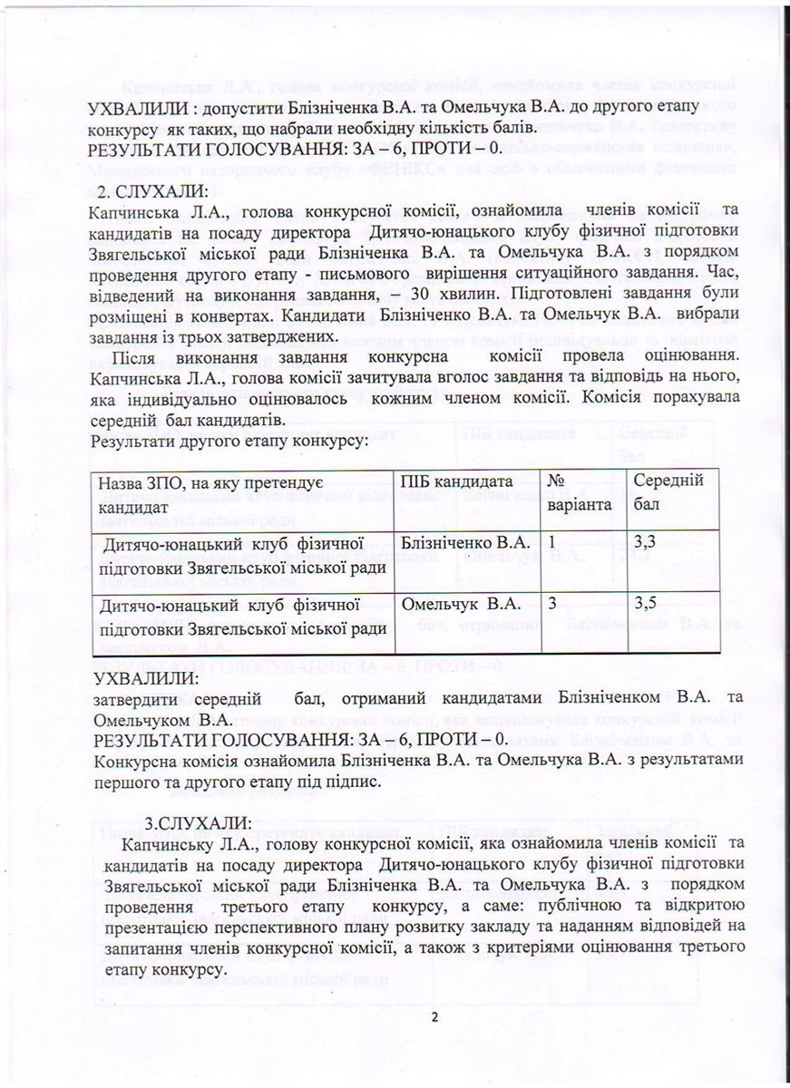 Вадим Омельчук переміг у конкурсі на посаду керівника ДЮКФП у Звягелі