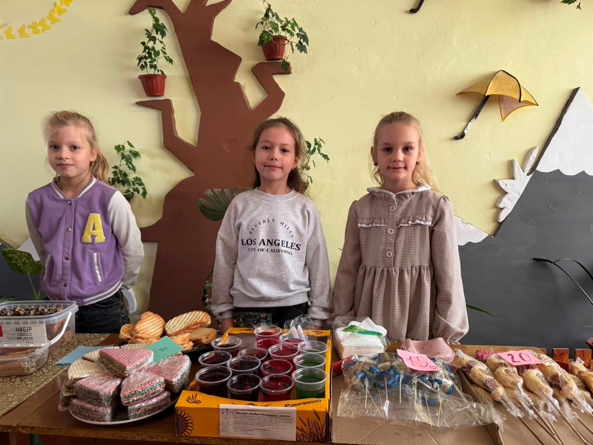 Учні ліцею на Звягельщині зібрали 116 тисяч гривень на благодійного ярмарку для ЗСУ