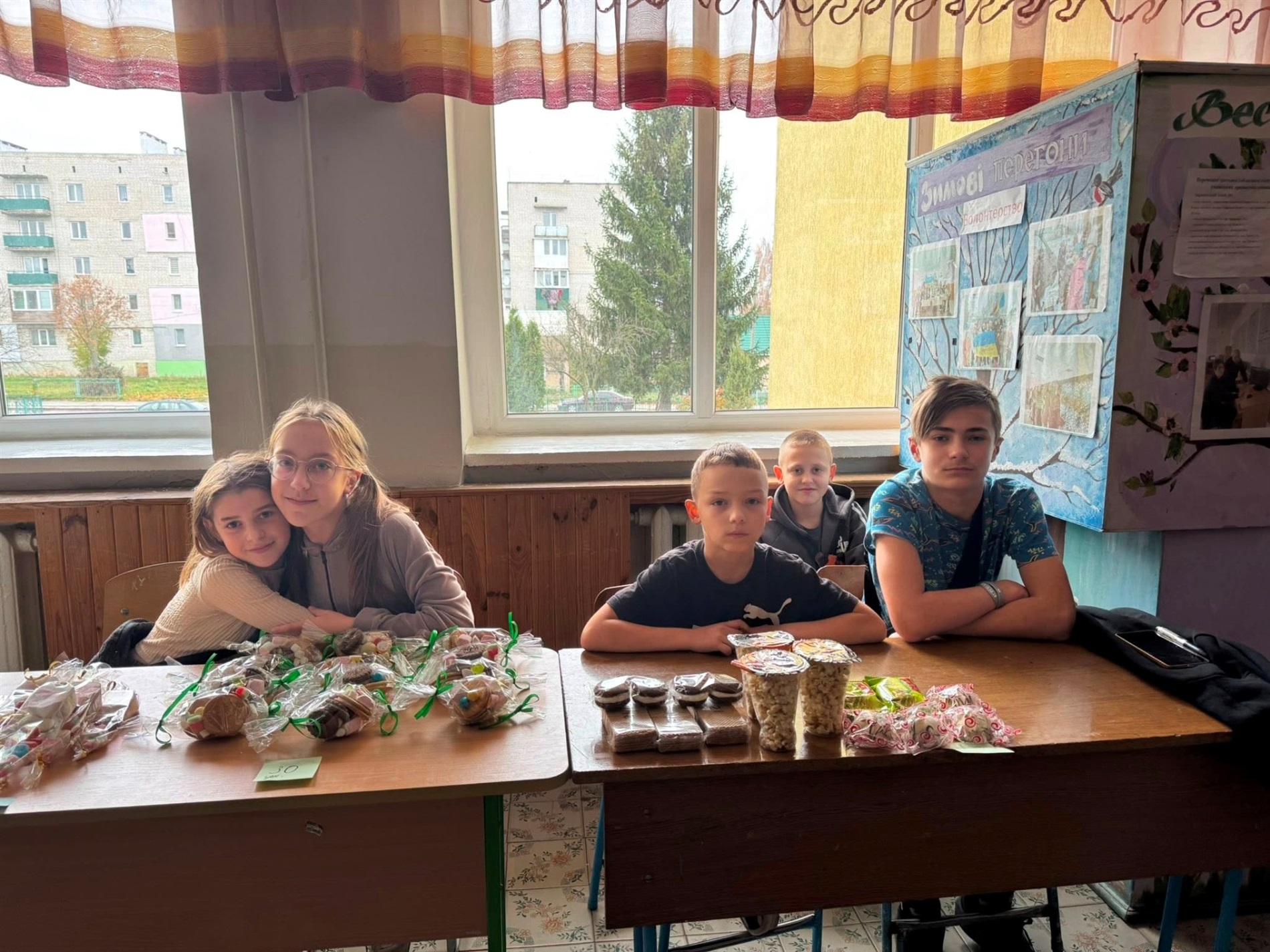 Учні ліцею на Звягельщині зібрали 116 тисяч гривень на благодійного ярмарку для ЗСУ