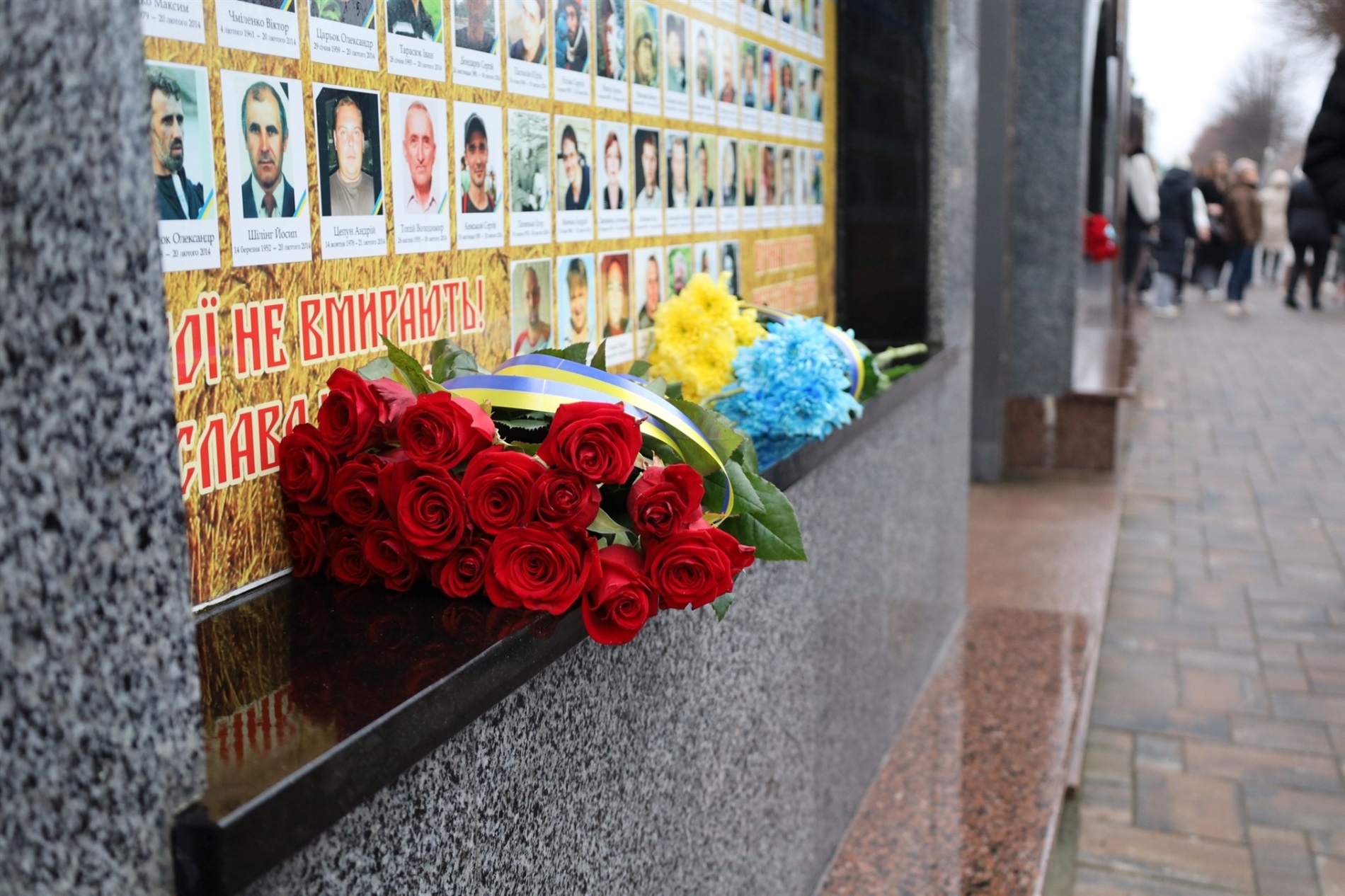 День Гідності та Свободи у Звягелі: громада вшанувала пам'ять про тих, хто виборював незалежність