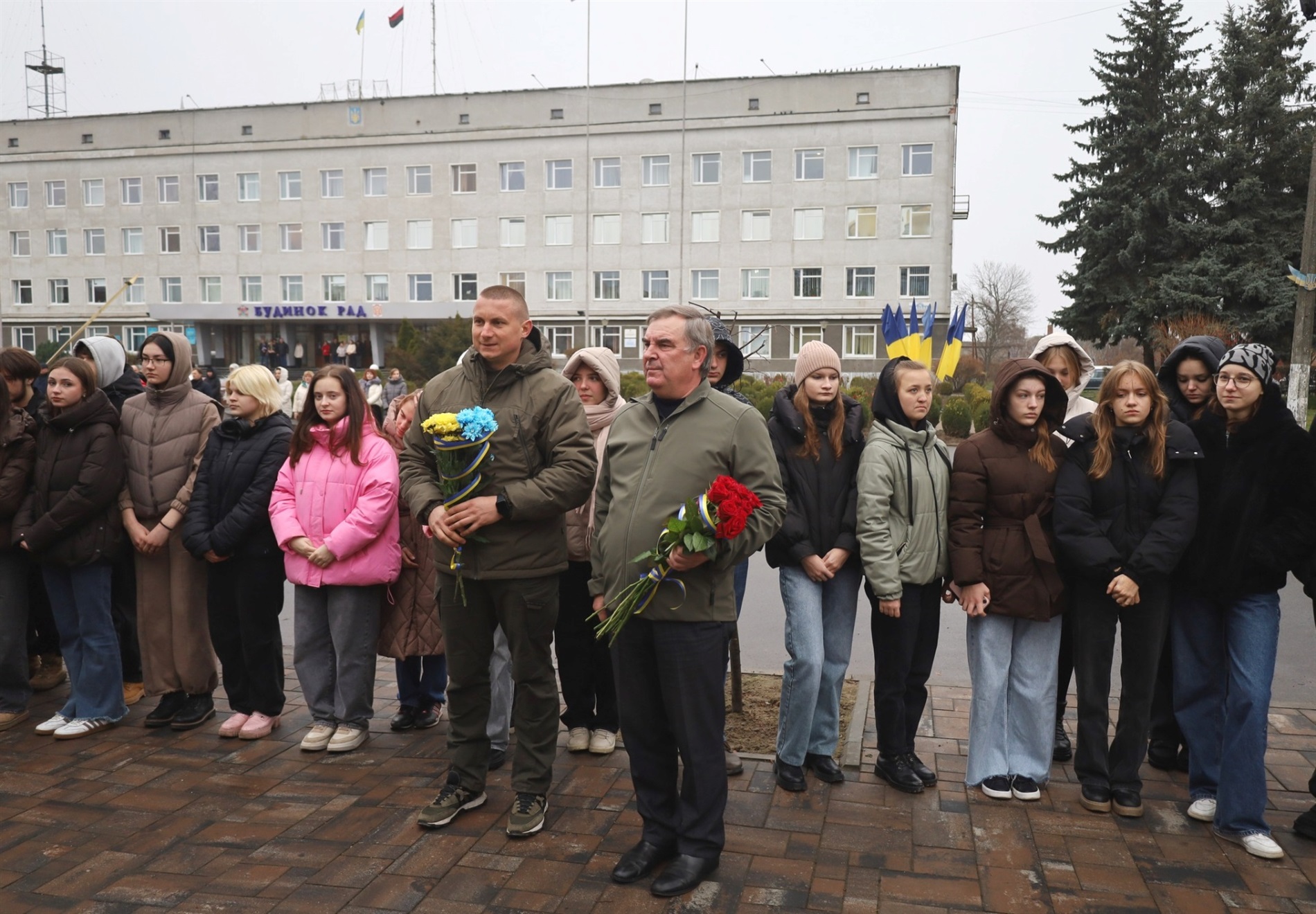 День Гідності та Свободи у Звягелі: громада вшанувала пам'ять про тих, хто виборював незалежність