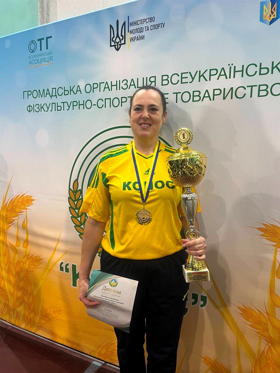 Заступниця селищного голови на Звягельщині стала чемпіонкою із настільного тенісу
