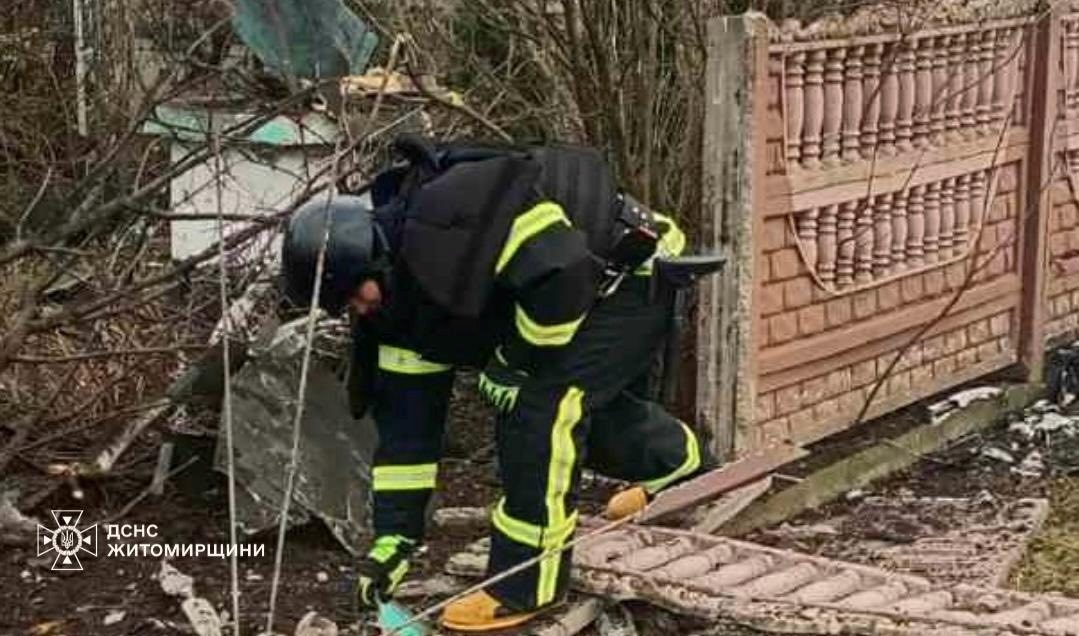Російська повітряна атака на Житомирщину: пошкоджено п'ять приватних будинків