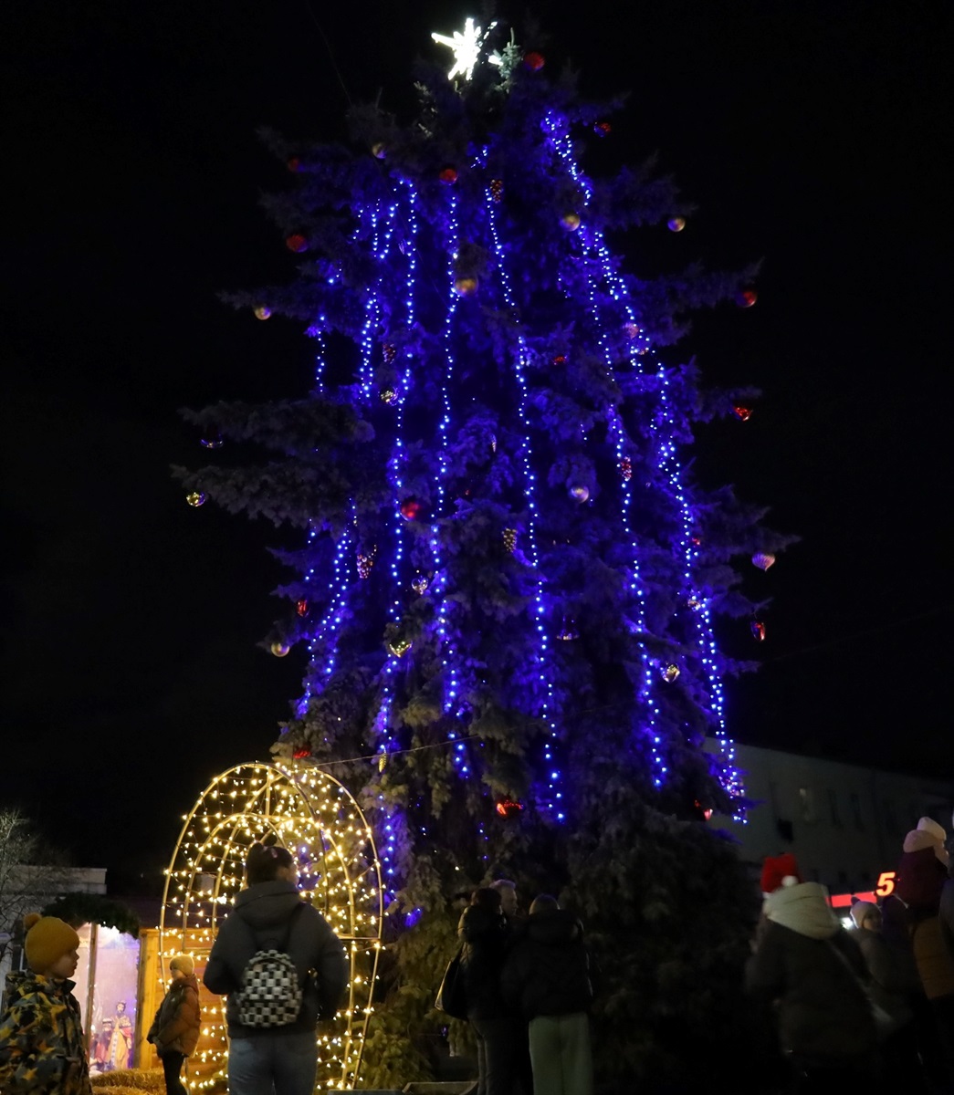 У Звягелі відкрили Резиденцію Святого Миколая та головну різдвяну ялинку