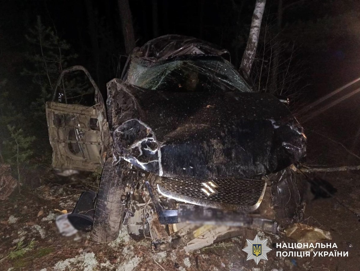 На Звягельщині перекинувся Suzuki – водій та двоє неповнолітніх дівчат госпіталізовані