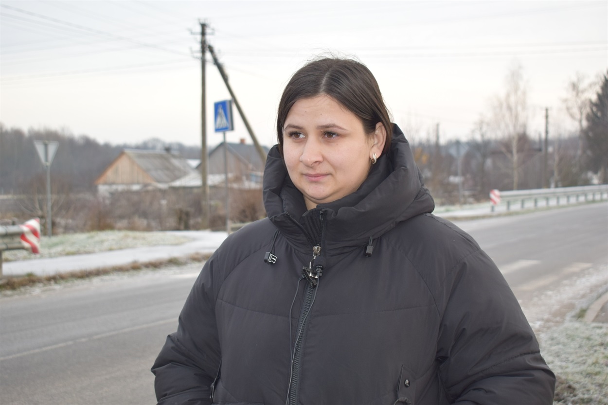 Мешканка Майстрової Волі Людмила Бойко