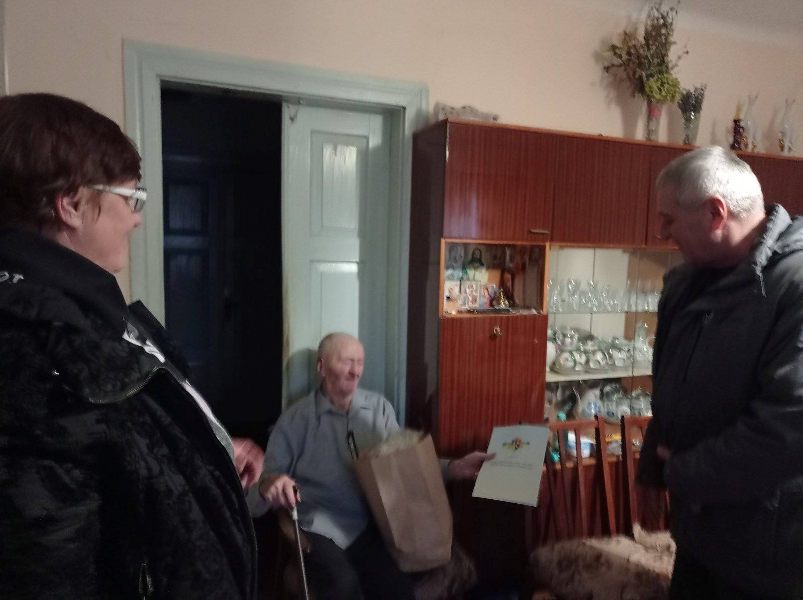 Житель Звягельщини Борис Хаїнський відзначив 90-річний ювілей