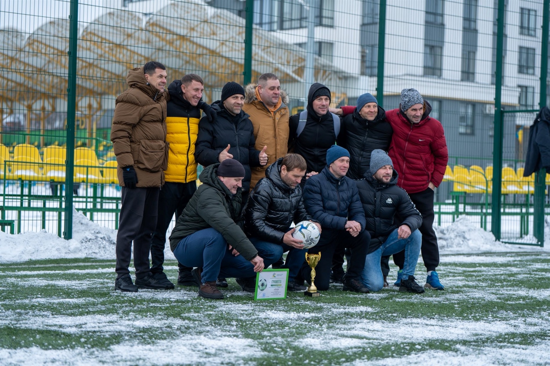 Звягельські футболісти-ветерани – чемпіони: 