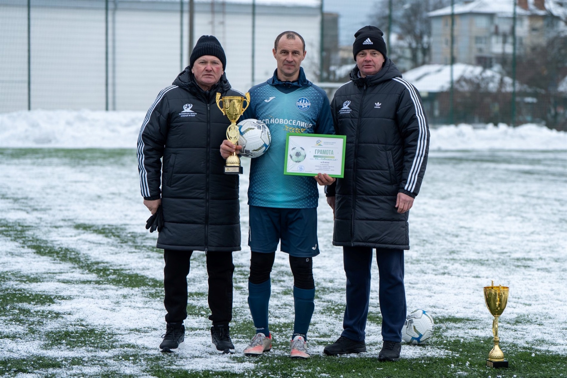 Звягельські футболісти-ветерани – чемпіони: 
