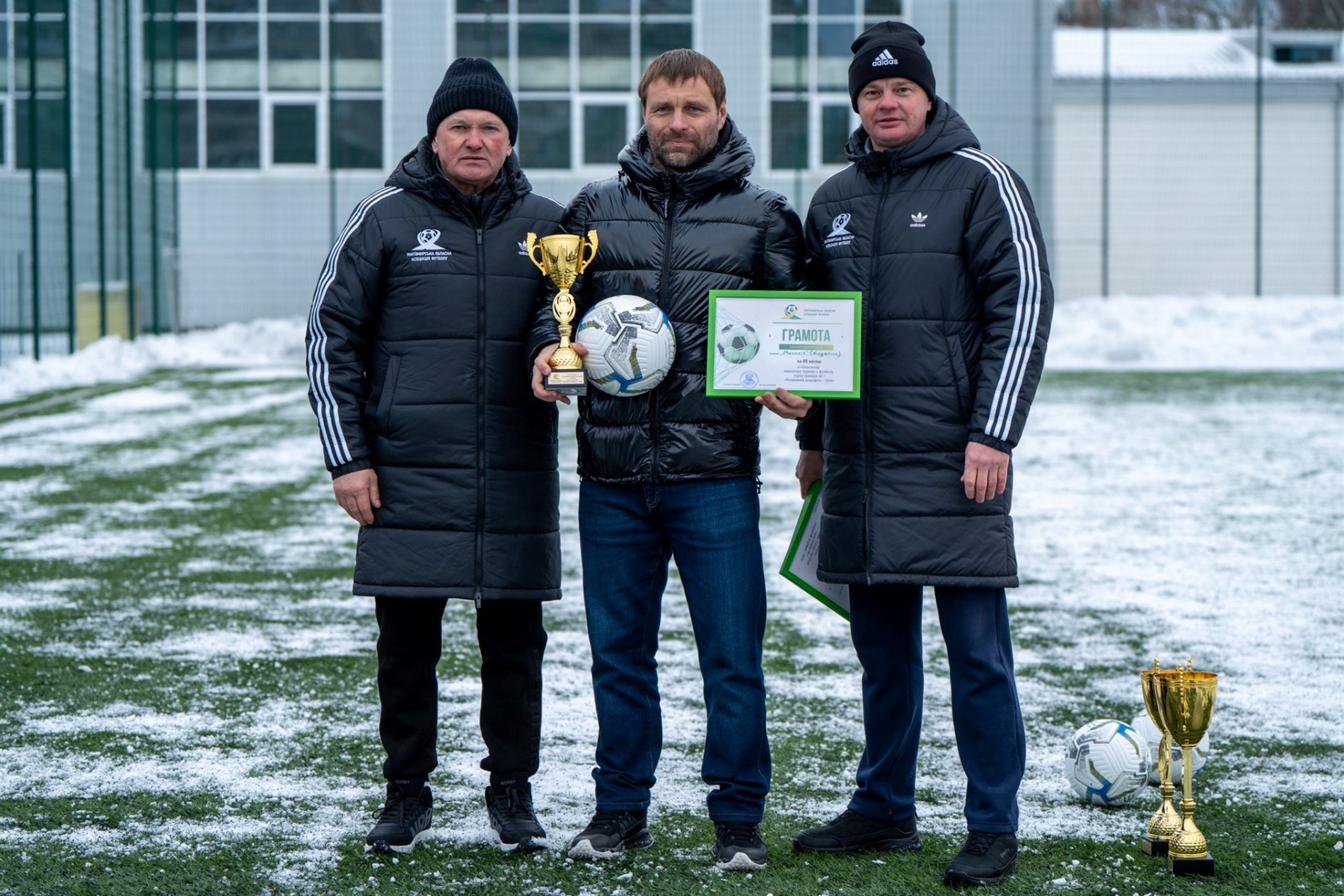 Звягельські футболісти-ветерани – чемпіони: 