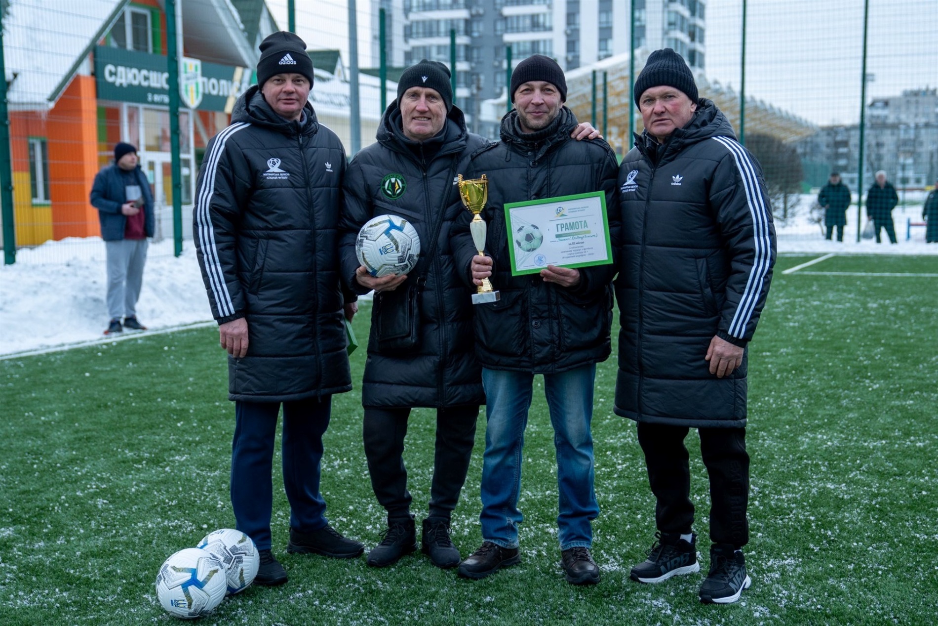Звягельські футболісти-ветерани – чемпіони: 