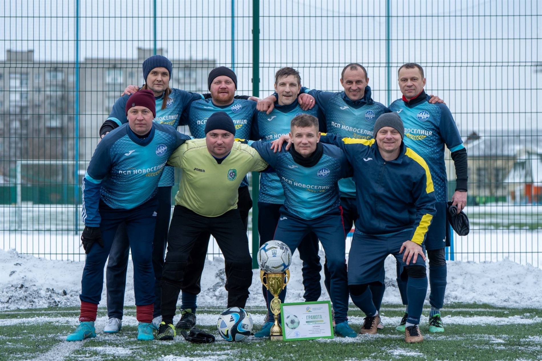 Звягельські футболісти-ветерани – чемпіони: 