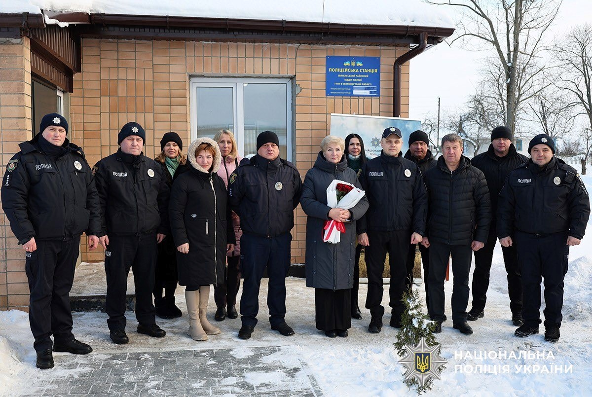 У Романівці відкрили поліцейську станцію: капітан Володимир Рудик стане 