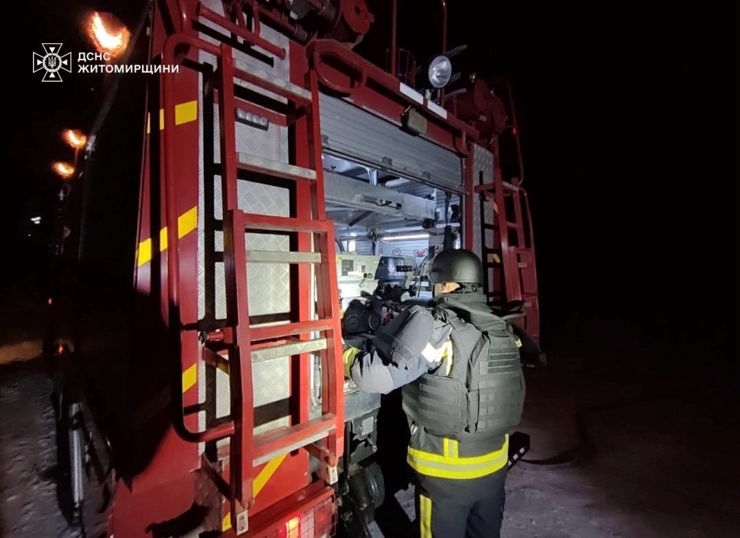 російські удари по Житомирщині: 15 січня ворог знову атакував критичну інфраструктуру