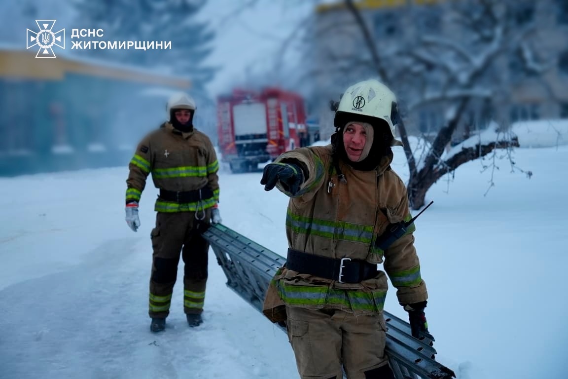 росія знову атакувала критичну інфраструктуру Житомирщини: на місці працювали фахівці-хіміки