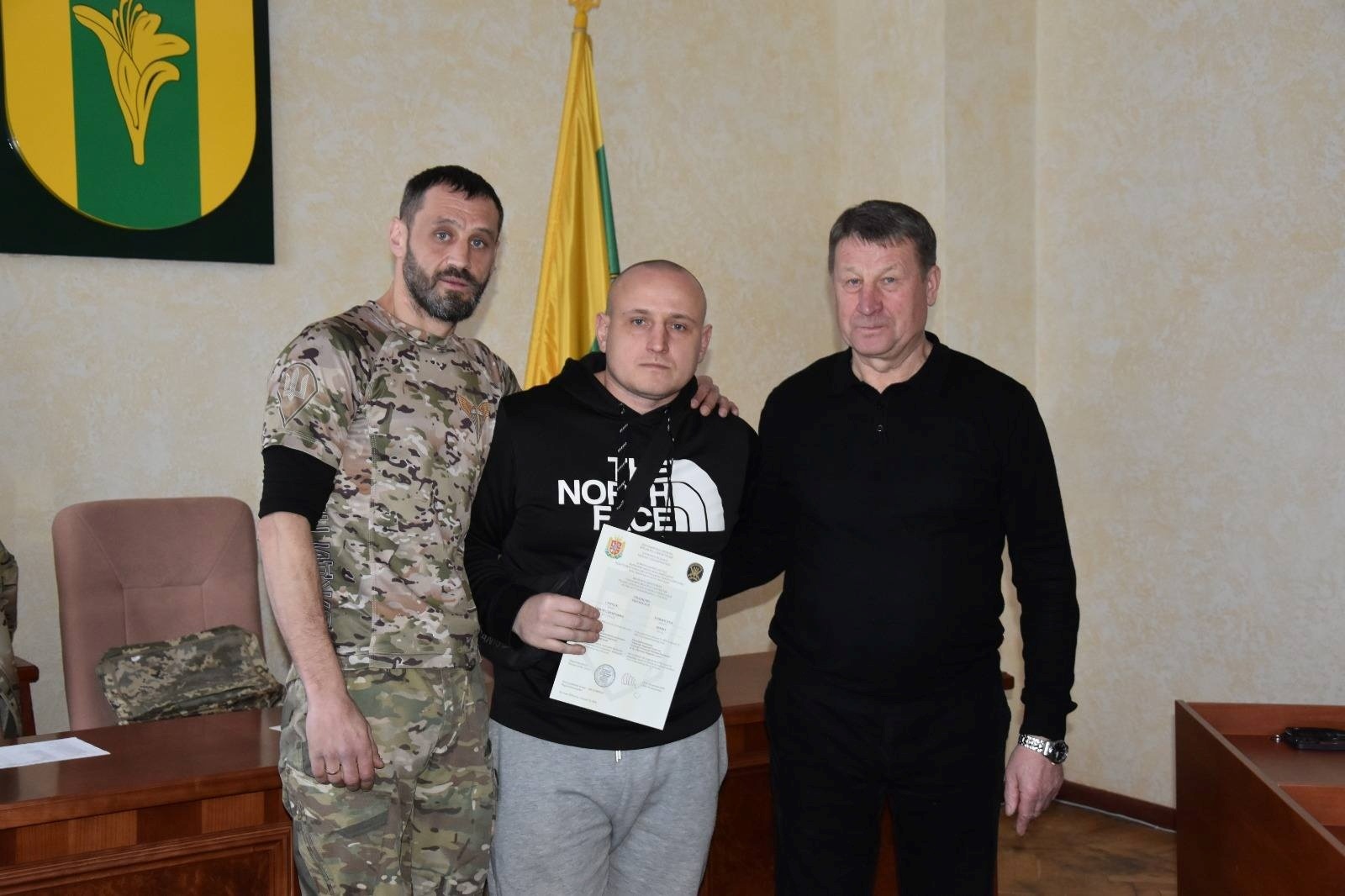 Випускникам курсу національного спротиву на Звягельщині вручили сертифікати