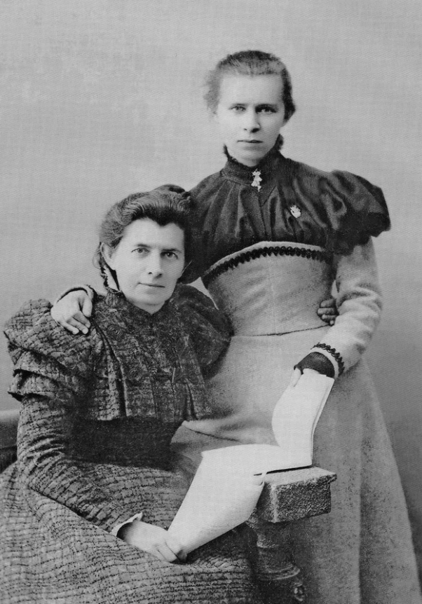 Ольга Косач з дочкою Ларисою (Лесею Українкою). Ялта, початок січня 1898 рік. 