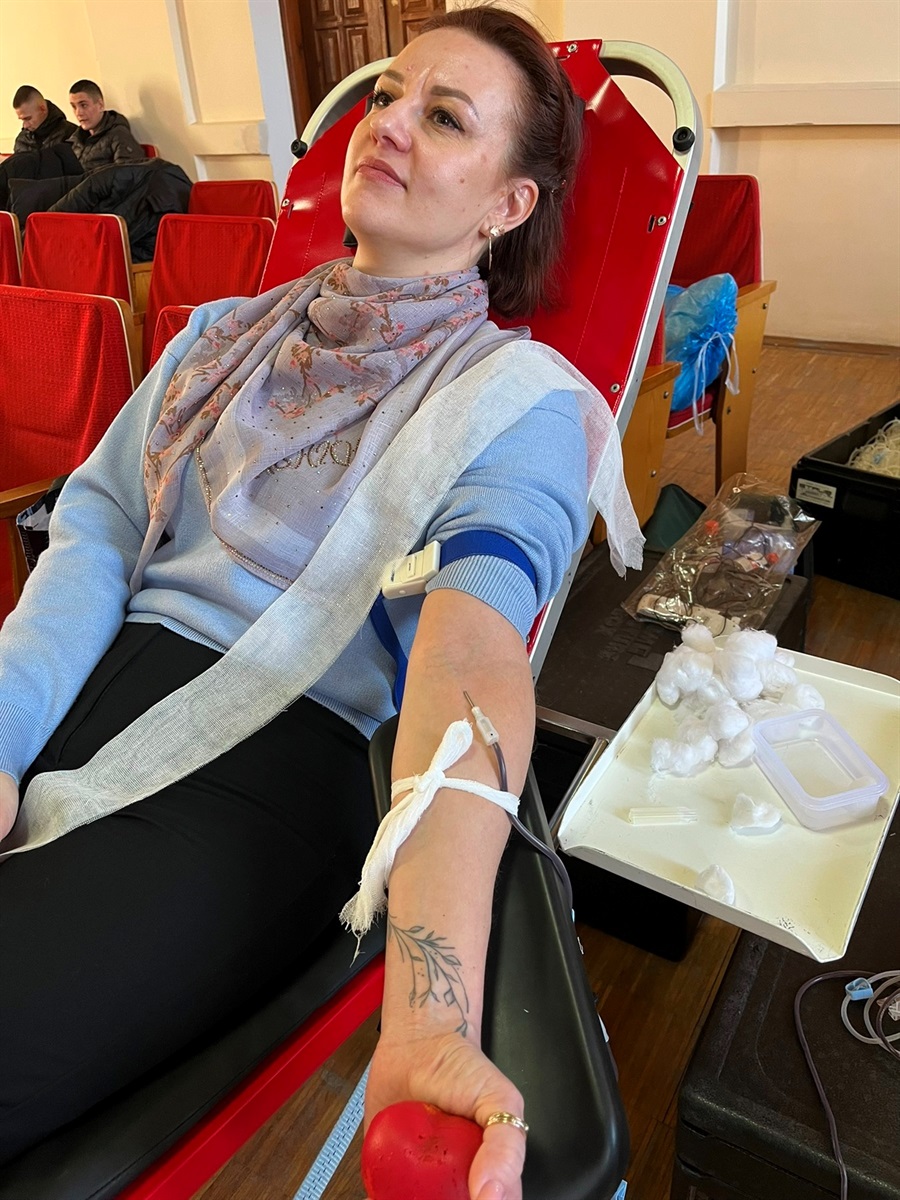 92 донори за один день: звягеляни здали кров і зібрали гроші на дрони