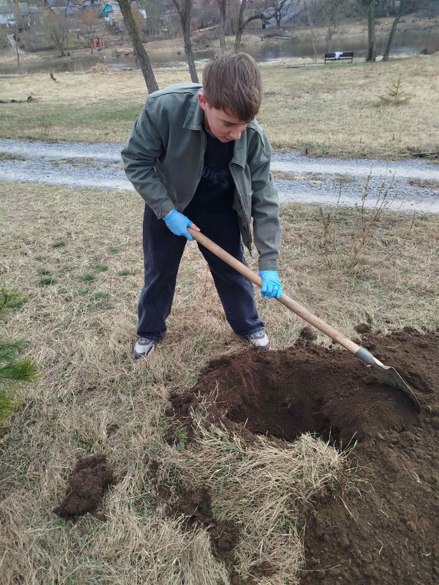 Весняна толока у Звягелі: прибрали набережну і висадили понад 180 дерев