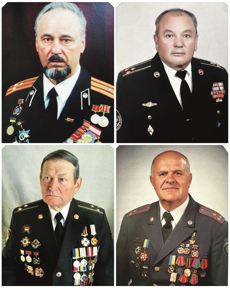 Чотири голови "Спілки – Чорнобиль": Олександр Іванько, Володимир Правило, Ярослав Співак та Олександр Гончарук