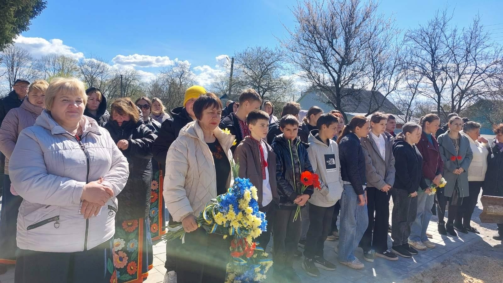 У Сербо-Слобідці відкрили Алею слави на честь полеглих Захисників