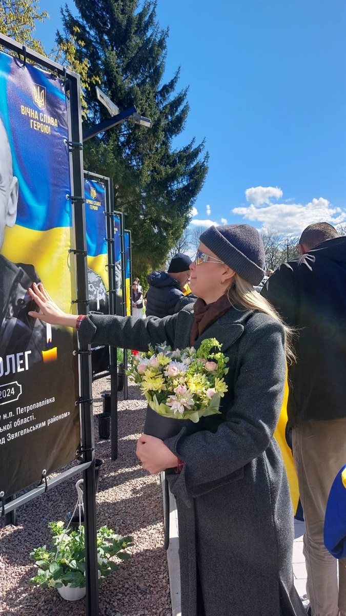 У Сербо-Слобідці відкрили Алею слави на честь полеглих Захисників