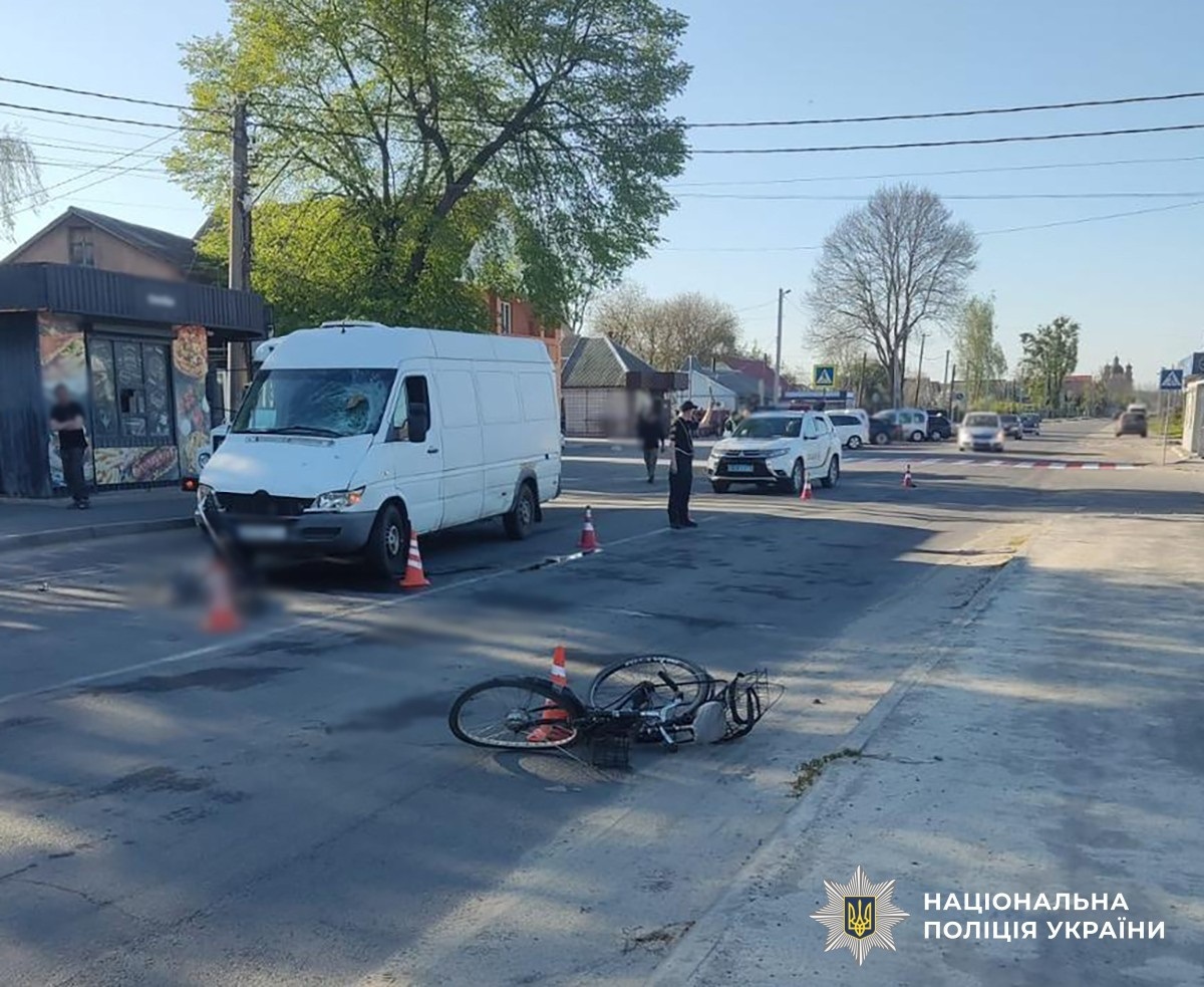 У ДТП на вулиці Гетьмана Сагайдачного у Звягелі загинув велосипедист