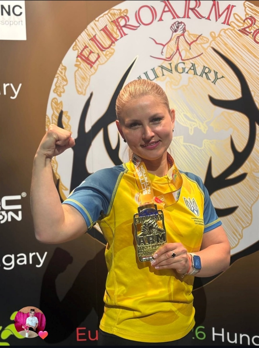 Ілля Косянчук і Світлана Дроздюк зі Звягеля – чемпіони Європи з пара-армрестлінгу