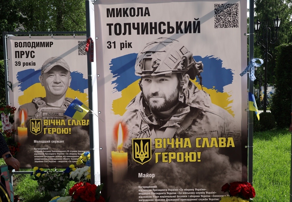 Алея Пам'яті знову поповнилася світлинами полеглих Захисників зі Звягельської громади: імена